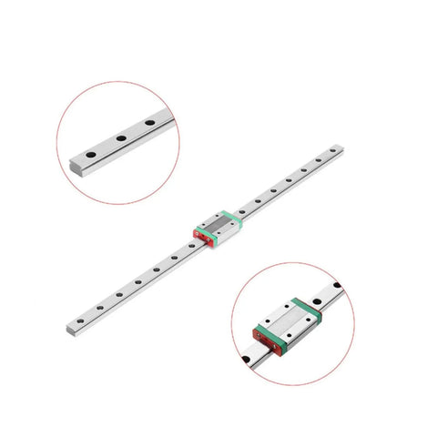 Premium High Precision Linear Guide Rail Kit With Mgn12h Bearing Steel Slider Blocks And 950mm Runner For Super Smooth CNC Motion And Zero Vibes, 950mm rail with steel slider block