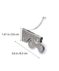 8 Piece Double Wheel Replacement Door Runners For Sliding Windows And Wardrobes Heavy Duty Pulleys with 3.6 in length