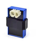 Front view of a blue All In One Plug And Play CDI Box Ignition Coil Regulator Rectifier Relay Kit For Honda FourTrax 300 TRX300 TRX300FW 1993.