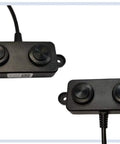 Waterproof Ultrasonic Sensor With Ultra-Precision Detection For Presence And Parking Occupancy with two round sensors visible