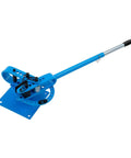 Heavy Duty Manual Pipe Bender With Seven Dies Ranging From One To Three Inches For Bending Metal Rods and Steel Tubes At Home Or In The Garage With A Sturdy Forty Four Inch Handle.