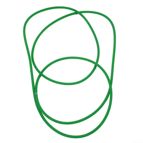 Replacement Belt for Bicycle Roller Drive and Bike Trainer Indoor Cycling Belt 5mm Wide by 185cm Perimeter, green color