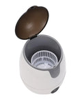 Level Up Your Laundry Routine With This Lowkey Essential 13L Mini Underwear Washing Machine For Socks And Baby Garments Hygienic Desk Sanitary Spin Dryer Safe Gentle Touch Zero Hassle showing the open lid and inner spinning basket.