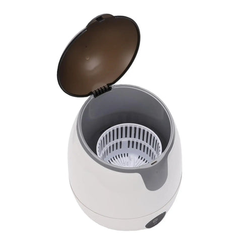 Level Up Your Laundry Routine With This Lowkey Essential 13L Mini Underwear Washing Machine For Socks And Baby Garments Hygienic Desk Sanitary Spin Dryer Safe Gentle Touch Zero Hassle showing the open lid and inner spinning basket.