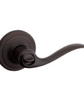 Interior Privacy Door Handle With Lock And Reversible Lever For Bedroom Or Bathroom Venetian Bronze Keyless Turn Lock With Microban Protection Easy DIY Install Inside Turn Button And Outside Release