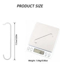 Stainless Steel Bike Chain Hook Repair Tool For Mountain And Road Bicycles on scale showing weight and size dimensions.