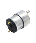 Kickass 24V Dc Mini Gear Motor With High Torque Reduction Box for DIY crafts, showcasing compact design and metal casing.