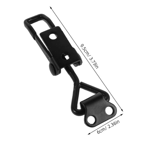 Tough As Nails Heavy Duty Toggle Latch Clamps Pack Of 12 Model 4001 with 220 lbs holding capacity, adjustable latch in matte black