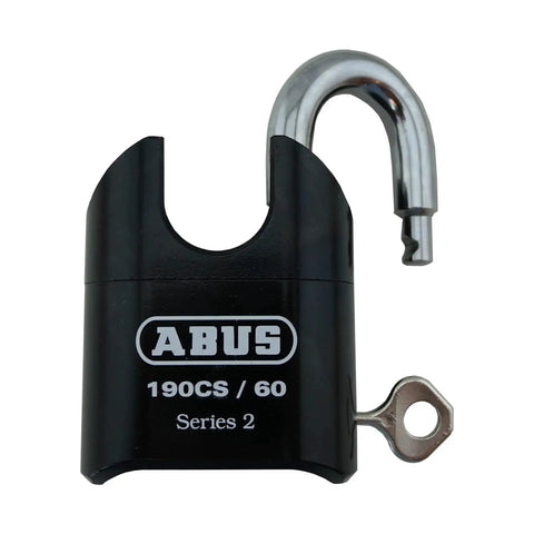 190CS 60 High Security Solid Steel Combination Padlock With 4 Dial Resettable Combination Closed Shackle on white background