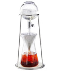 600 mL Detachable Cold Brew Coffee Dripper Tower With Adjustable Water Flow Stainless Steel And Borosilicate Glass Carafe brewing iced coffee.