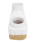 Drop In Ready 80Mm Cnc Spindle Dust Boot For Tight Seals And Zero Debris Worries Keeps Engravings Clean And Mills Running Smooth, white dust boot with a brush.