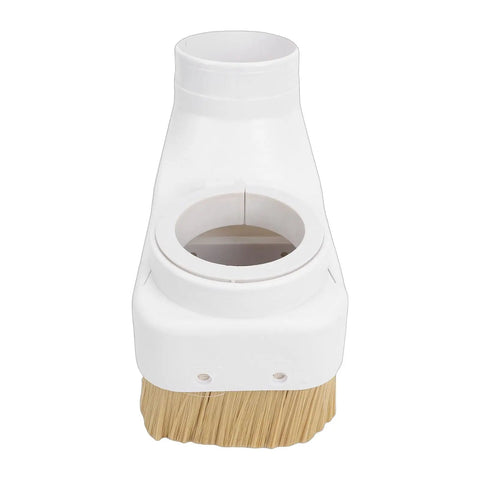 Drop In Ready 80Mm Cnc Spindle Dust Boot For Tight Seals And Zero Debris Worries Keeps Engravings Clean And Mills Running Smooth, white dust boot with a brush.