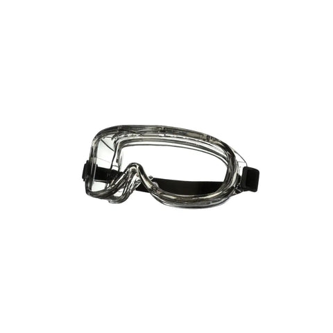 Clear Lens Safety Goggles With Indirect Ventilation For Reduced Fog, Impact Resistant Eye Protection That Fits Over Glasses