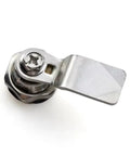 Stainless Steel Drawer Cam Lock With Quarter Turn Mechanism, Durable Zinc Alloy Lock For Cabinets And Drawers, Dead Simple Install, 1 Piece