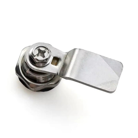 Stainless Steel Drawer Cam Lock With Quarter Turn Mechanism, Durable Zinc Alloy Lock For Cabinets And Drawers, Dead Simple Install, 1 Piece