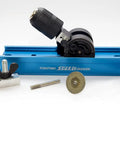 Pro Grade Forstner And Hinge Boring Bit Sharpener with adjustable spindle for precision grinding and refurbishing drill bits.