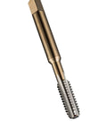 Heavy Duty High Speed Steel Straight Flute Tap Set 3 Piece Metric M2 Thread Cutting Kit Uncoated Bright Finish Square End Shank