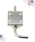 Stainless Steel Cabinet Door Hinge With Spring Latch Easy Install No Squeak Quiet Close Heavy Duty Industrial Hardware For DIY Projects And Clubs