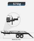 Badass Metal Cargo Trailer For 1/18 Scale Rc Crawlers Trx4m Scx24 Fc24 Diy Upgrade Kit with dimensions and weight displayed.