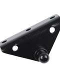 10mm Ball Stud Mounting Bracket Kit For Gas Struts Lift Supports Shocks And Springs 4 Piece Steel Hardware Set with L Type Bracket Black