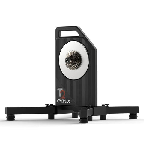Side view of T2 Smart Bike Trainer With 2200W Brushless Motor 20 Percent Gradient Simulation Dual BLE And ANT Plus Connectivity
