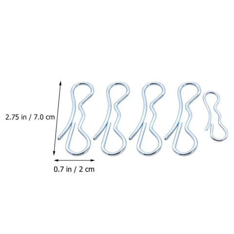 Heavy Duty 5-Piece Alloy Steel Cotter Pins, 2.75 in long, designed for tough mechanical jobs with a tight grip.