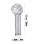Slick Drill Dust Cover Attachment For Saws And Drill Bits With No Sweat Debris Capture System, transparent dust collector, 18cm height.