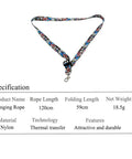 Graffiti style adjustable drone controller neck strap with specs; wide compatibility for Avata 2 Avata FPV remote controller 3 2 Phantom 3 4 Pro sling lanyard