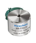 Heavy Duty DC 12V Electromagnet Serving Up Solid Grip Suction Cup Power 20mm X 15mm footprint with M3 female mount base.