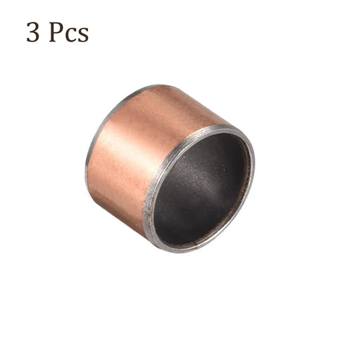 3 Pcs 3 Pack 12mm Bore Sleeve Bearings 14mm Outer Diameter 10mm Length Wrapped Oilless Bushings for machinery