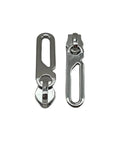 Heavy Duty Size Five Zipper Pulls 30 Pack Metal Slider Heads For Purses Bags Luggage Jackets Backpacks And Tents Quick Swap Replacement Durable Nickel Silver Finish