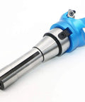 2 Inch Face Milling Cutter Bundle For Aluminum KM12 50mm CNC End Mill Holder With R8-FMB22 Shank Shell Mill Arbor includes carbide inserts