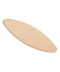 Close-up of a beech wood joining biscuit from the 100 Pack Beech Wood Joining Biscuits For Stronger Joints And Tight Bonds, Pro Grade Docking Tools For Woodworking Made Easy, Sizes 0 10 20 Great For Cabinetry Furniture Making And DIYers.