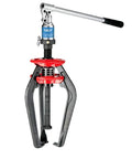 Heavy Duty EasyPull Hydraulic Puller Kit With 3 Jaws, 84 Ton Capacity, showing integrated cylinder and spring-loaded centering point