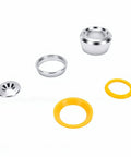 32mm Fitness Handle End Covers 5 Pack Aluminum Alloy no slip grip durable safe fit for weightlifting and home gym parts displayed