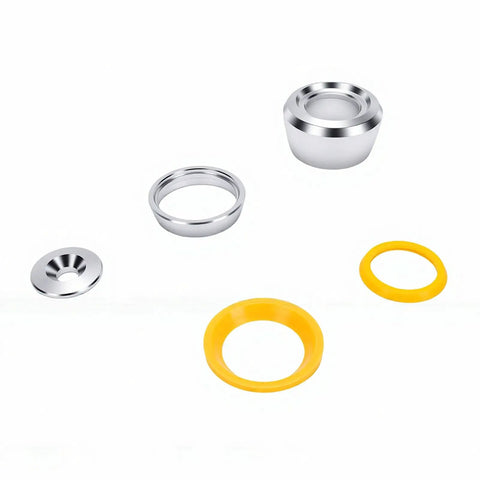 32mm Fitness Handle End Covers 5 Pack Aluminum Alloy no slip grip durable safe fit for weightlifting and home gym parts displayed
