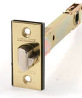 5 Inch Replacement Deadlatch With 1 By 2 And A Quarter Inch Square Corner Faceplate In Satin Nickel Finish, Solid Door Hardware Upgrade