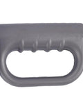 Close-up of the ergonomic handle of Heavy Duty 33 Foot Drain Auger Snake With Comfortable Handles, designed for reduced hand fatigue.
