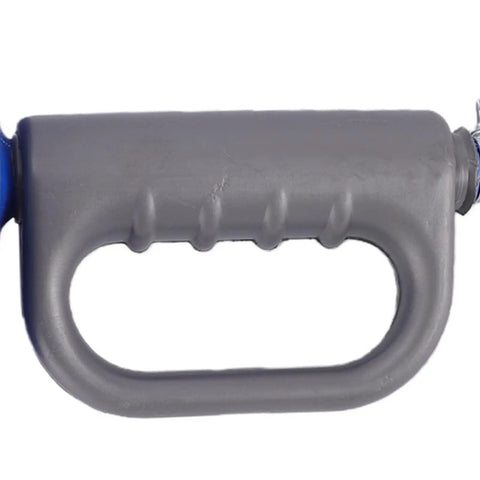 Heavy Duty 33 Foot Manual Drain Snake Featuring Flexible Spring Steel Wire handle for comfortable grip during use.