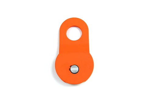 10 Ton Aluminum Wheel Snatch Block For Offroad Recovery 22,000 LBS Capacity Durable Pulley Block In Orange Beefed Up Wheel Block With High Strength Aluminum Winch Accessory For Safer Towing And Rigging, orange aluminum pulley