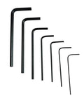 Super Cool Mini Hex Key Wrench 7 Piece Set With Strong Steel L Shaped Allen Keys Perfect For Furniture Assembly And Quick Home Repairs You Got To Try This Bad Boy, 7 black tools