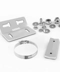 Heavy Duty Aluminum Solar Panel Pole And Wall Mount Bracket Kit For One To Fifteen Watt Panels With Adjustable Forty Degree Tilt