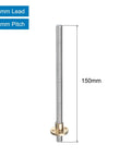 Two Pack 6 Inch TR8x8 Stainless Steel Lead Screws With Brass Nuts For 3D Printer Z Axis And CNC Machines Acme Thread 2mm Pitch 8mm Lead