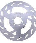 Beefy Disc Brake Rotor For Bikes And Ebikes, 180mm And 203mm Options, 6 Bolt Mount, 3mm Thick Stainless Steel With Slotted Heat Dissipation Design
