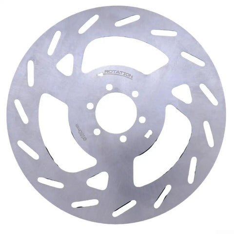 Beefy Disc Brake Rotor For Bikes And Ebikes, 180mm And 203mm Options, 6 Bolt Mount, 3mm Thick Stainless Steel With Slotted Heat Dissipation Design