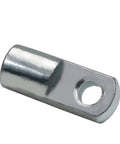 Air Cylinder Rod Clevis End Connector 28mm Length With M6x1 Female Thread For Pneumatic Systems Durable Iron Y Connector, side view