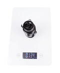 Three Quarter Inch Thirty Spline By Three Quarter Inch Double D Black Heavy Duty Steering Universal Joint Shaft on scale