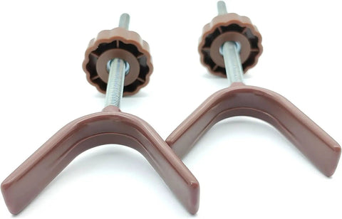 Slick 8MM Y Shaped Threaded Spindle Rod Adapter For Pressure Mounted Baby And Dog Safety Gates No Sweat Adjustable Fit Quick Secure Mount, close-up view.