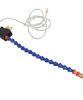 Adjustable Mist Coolant Spray Nozzle With 8mm Reinforced Hose, Precision Cooling Rig For CNC Lathes and Milling Machines, versatile and flexible nozzle design.