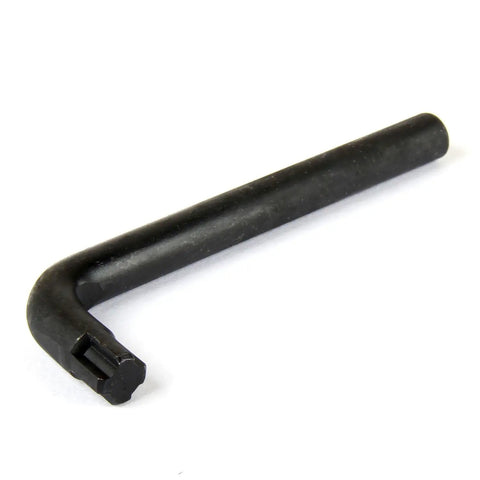 Built Like A Tank All Steel M1 Garand Gas Cylinder Lock Screw Paired With Heavy Duty Replacement Wrench, black tool for precise gun maintenance.